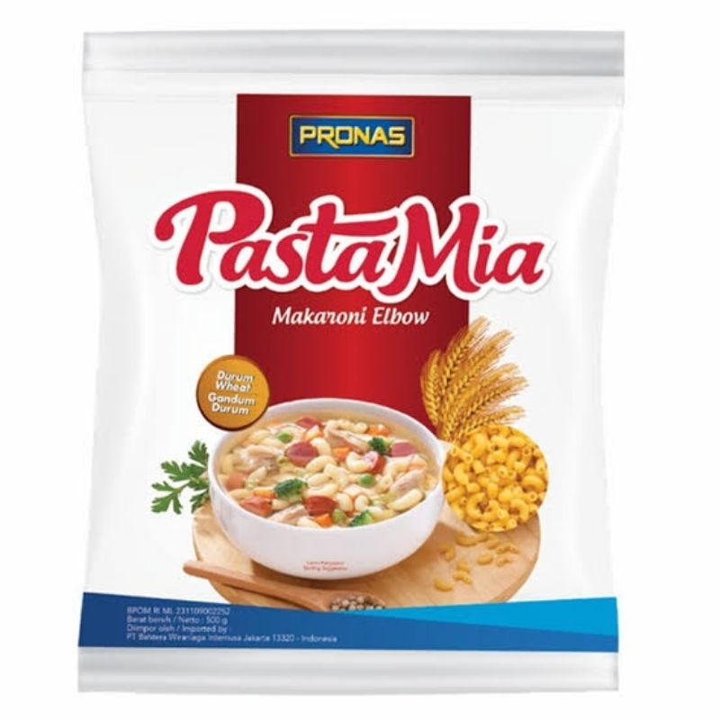 

Pronas Pasta Mia Macaroni Elbow 500 gr