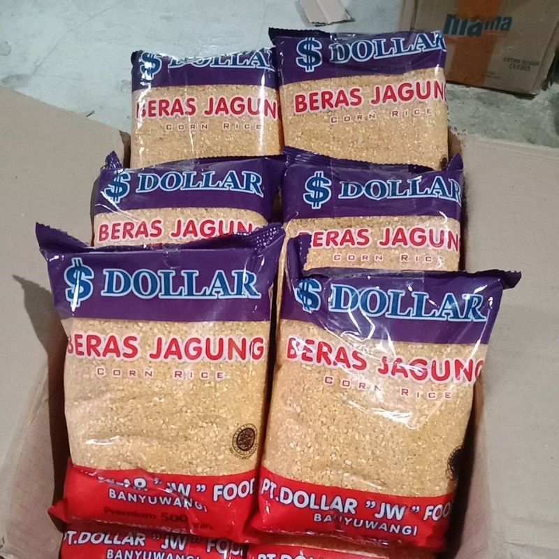 

beras jagung dolar kemasan 500gram,cocok untuk diet dan penderita diabetes