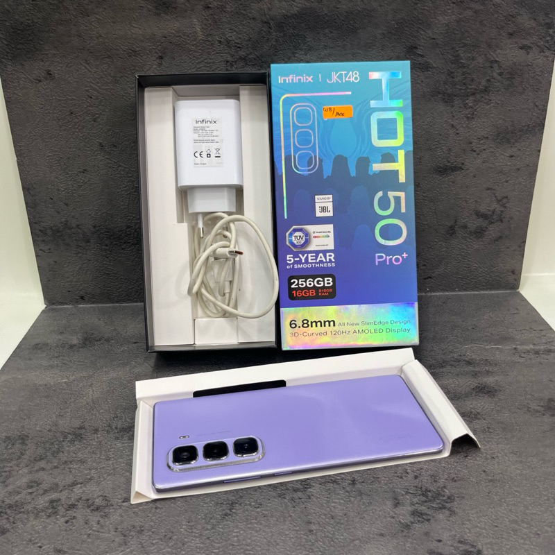 Infinix Hot 50 Pro Plus 8/256gb Fullset Second Garansi Resmi