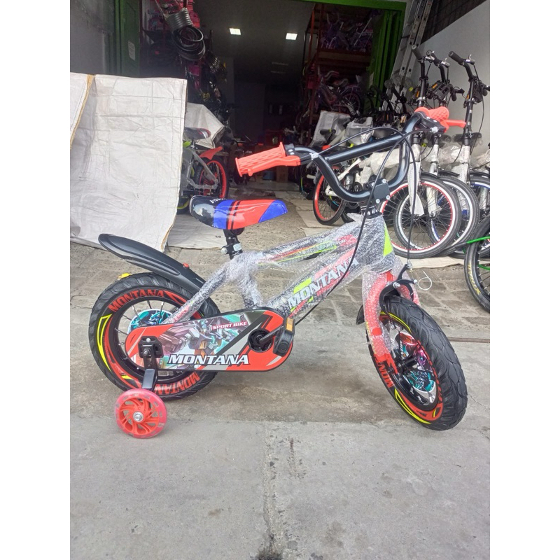 sepeda bmx anak montana storm 12 inc