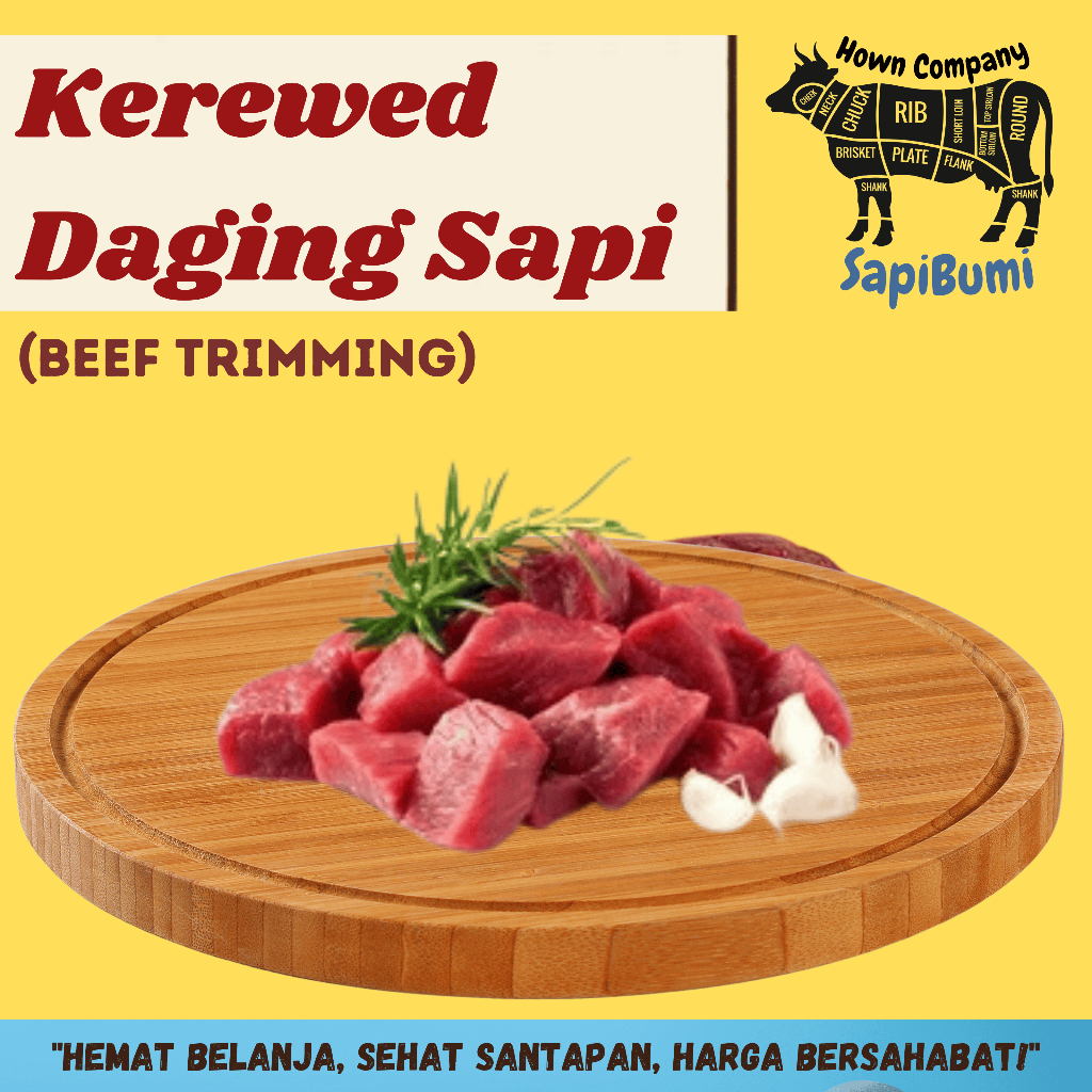 

Kerewed Daging Sapi Lokal Segar