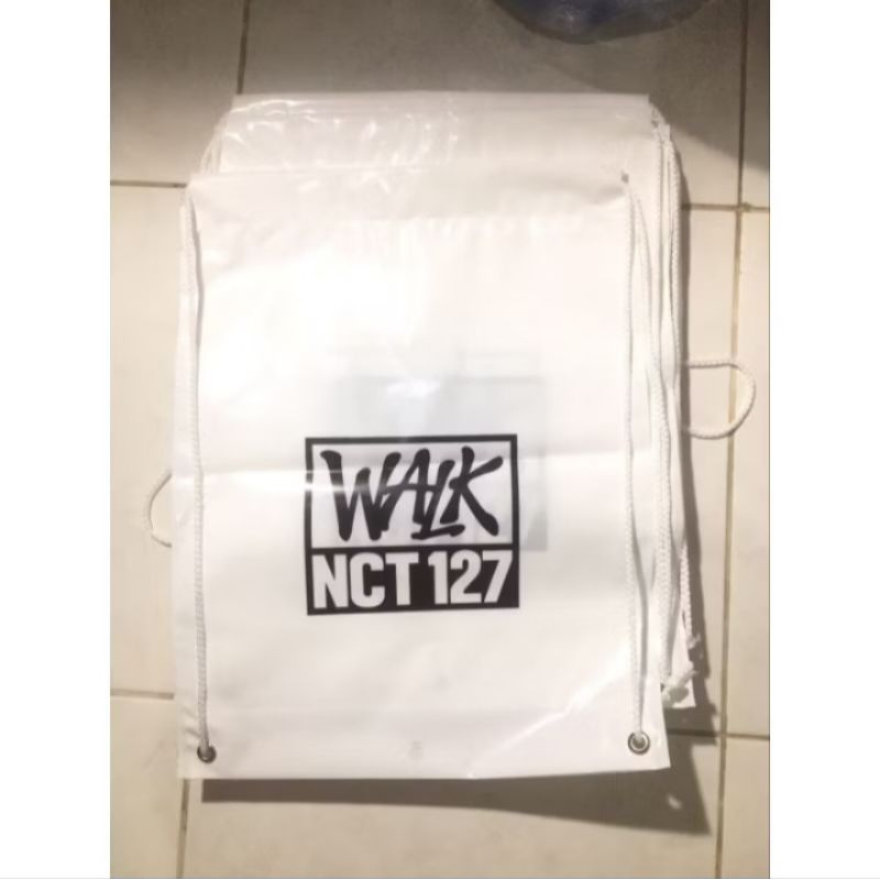 [READY STOCK] MD NCT 127 POP UP WALK VINYL STRING BAG TAS PLASTIK