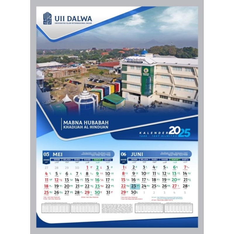 

Kalender Dalwa 2025 / Almanak 2025