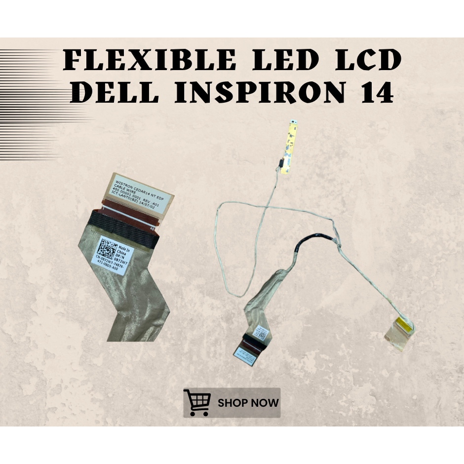 FLEXIBLE LED LCD LAPTOP DELL INSPIRON 14-3000 SERIES
