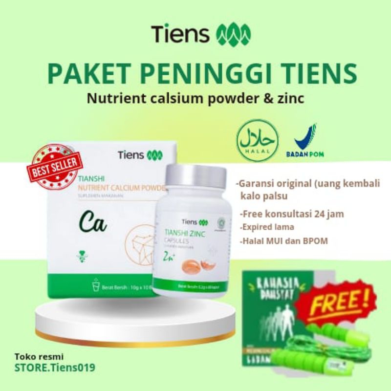 PAKET PENINGGI BADAN TIENS