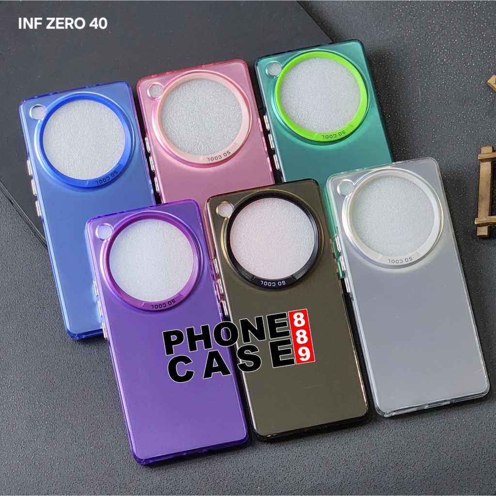 INFINIX ZERO 40 CASE IMD PLATE HOLOGRAM  CASE SOCOOL INFINIX ZERO 40