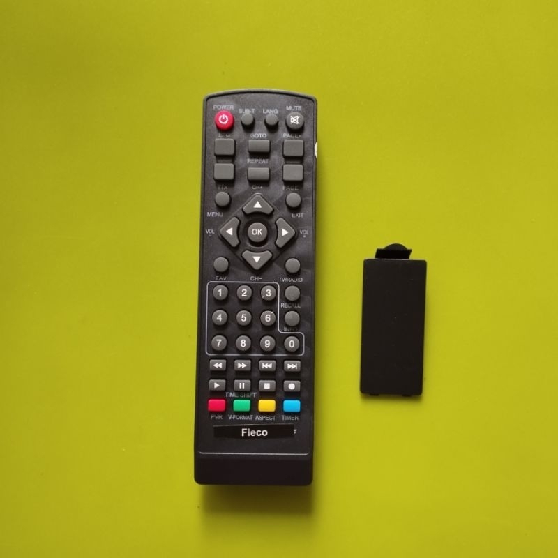 remote stb fleco set top box dvbt2 digital