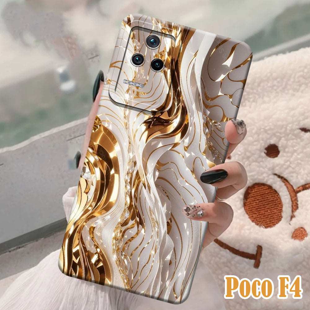 Casing Softcase Macaron Prokamera Pocophone f4 Motif snack Lucu Case Hp Murah Case Hp Terbaru Case H