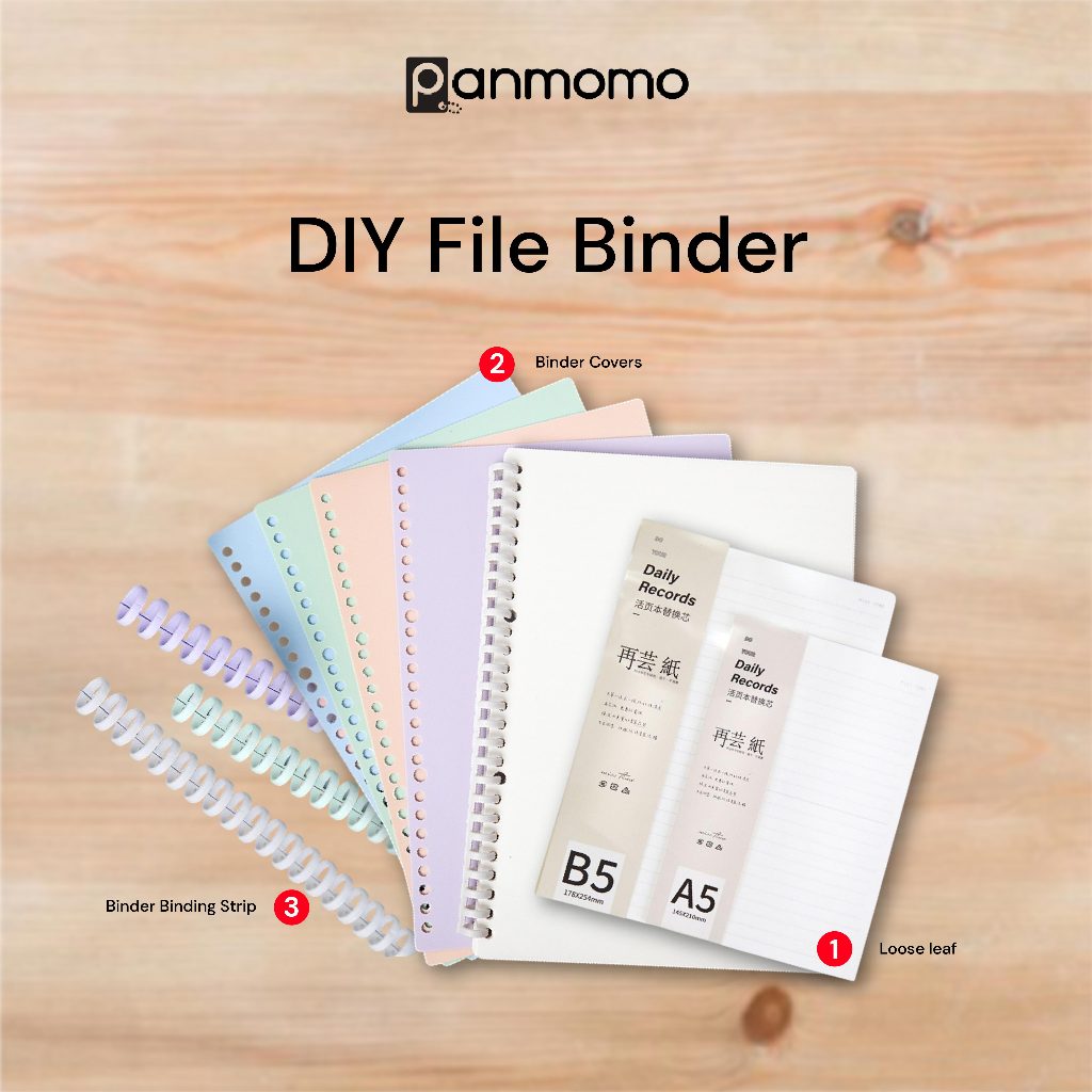 

Panmomo DIY File Binder A5 B5