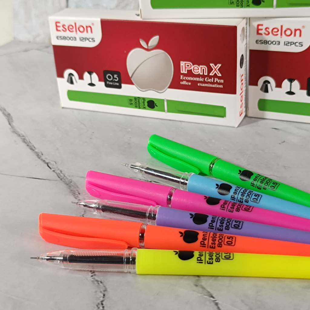 

SELUSIN ( 12 BIJI ) Gel Pen Pulpen Ipen X 0.5 mm