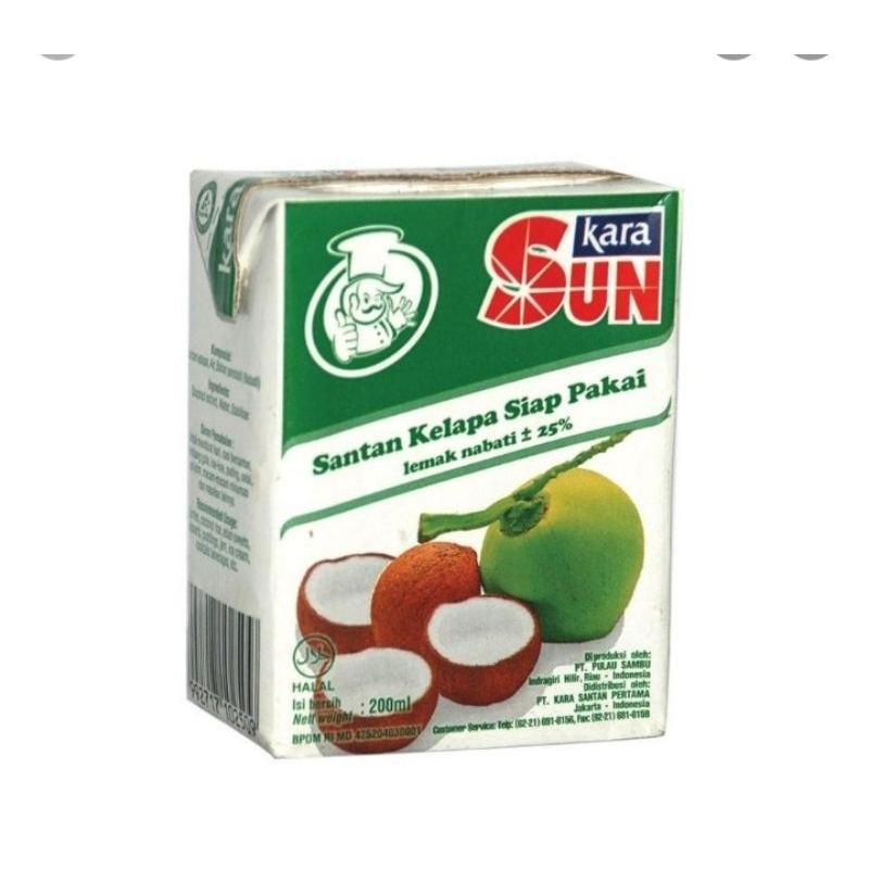 

Sun Kara Santan Instant 200 ml