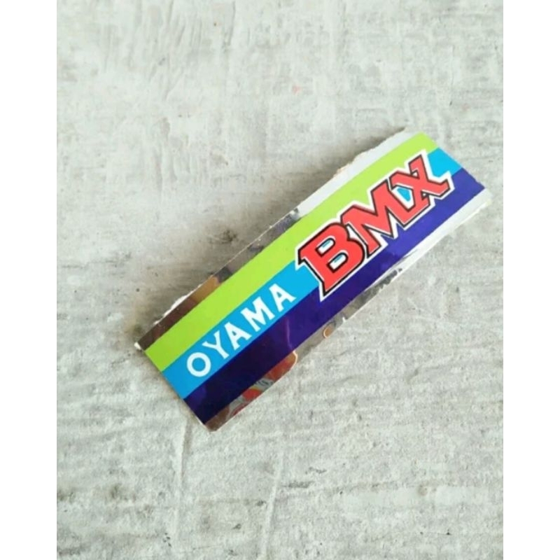 Sticker decal sepeda oyama bmx oldschool osbmx NOS seatclamp seattube