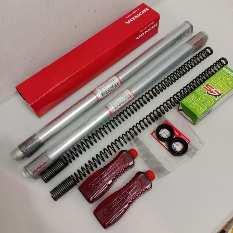 Shock Depan Tiger Lama Tiger Revo Tiger+Per+Sil+Oli KCJ Komplit