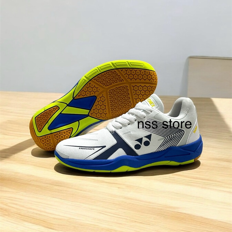 sepatu bulutangkis anak sol karet anti licin / sepatu badminton anak laki laki anak perempuan / sepa
