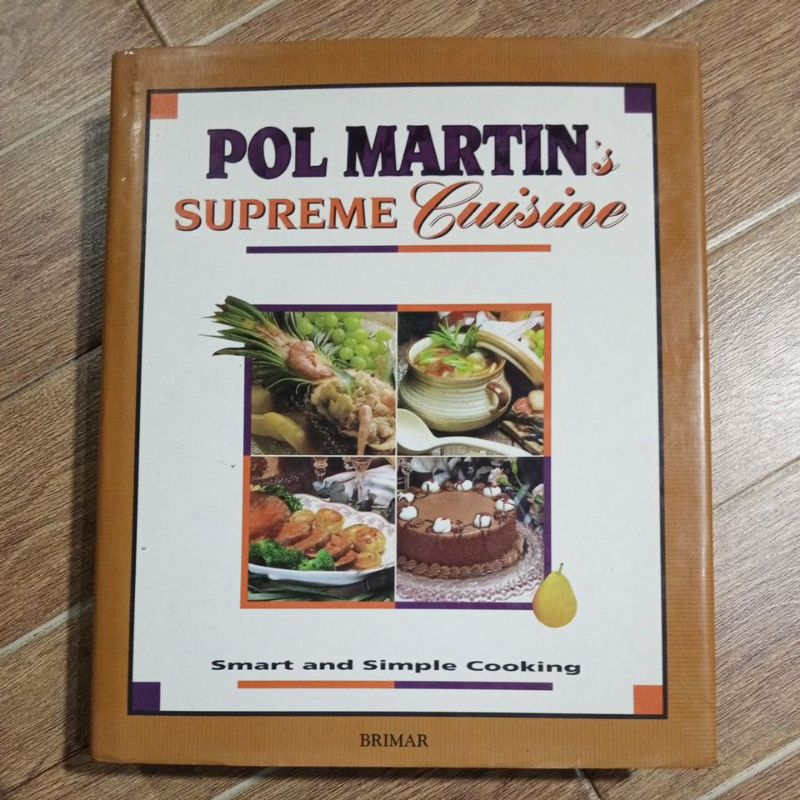 buku resep masakan, POL MARTIN's  SUPREME CUISINE, buku berbahasa inggris, buku used, seken, prelove