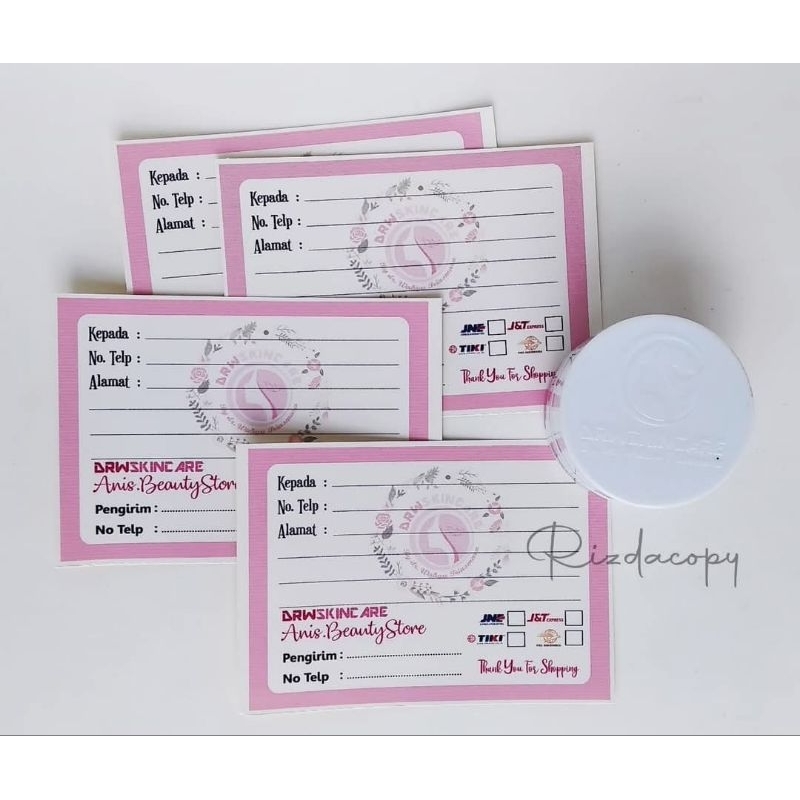

STIKER PENGIRIMAN DRWSKINCARE || CUSTOM