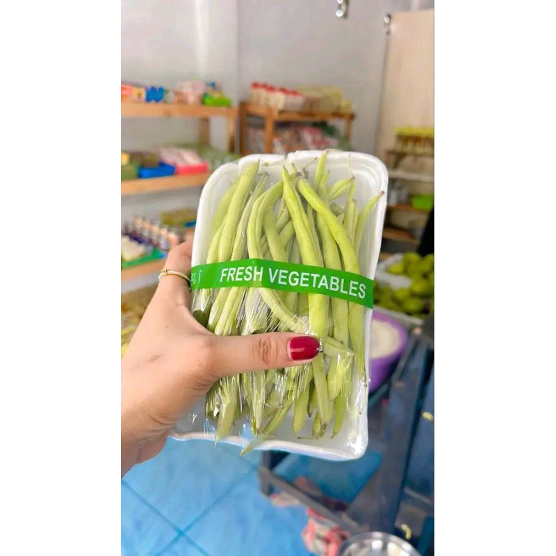 

sayuran buncis 1 kg fresh bonus alat dapur 1 pcs