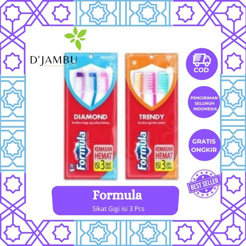 Formula Sikat Gigi isi 3
