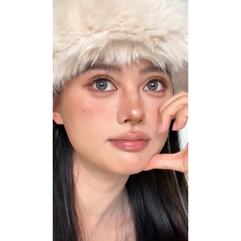 [Bisa Minus] Instant✅ 14mm Softlens Roze Charcoal Gray / softlens Minus / magister / Softlens Normal