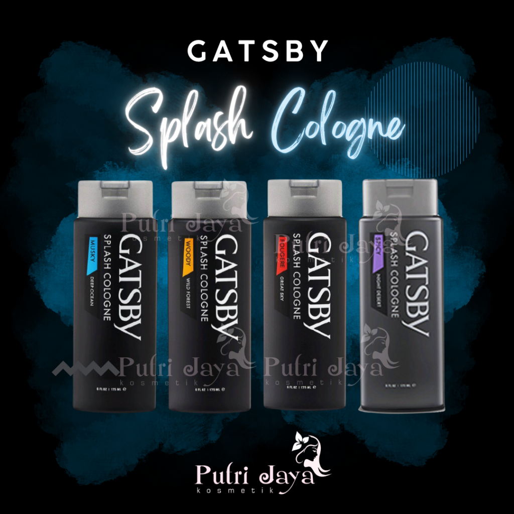 GATSBY Splash Cologne | Parfum Pria 175ML Mandom