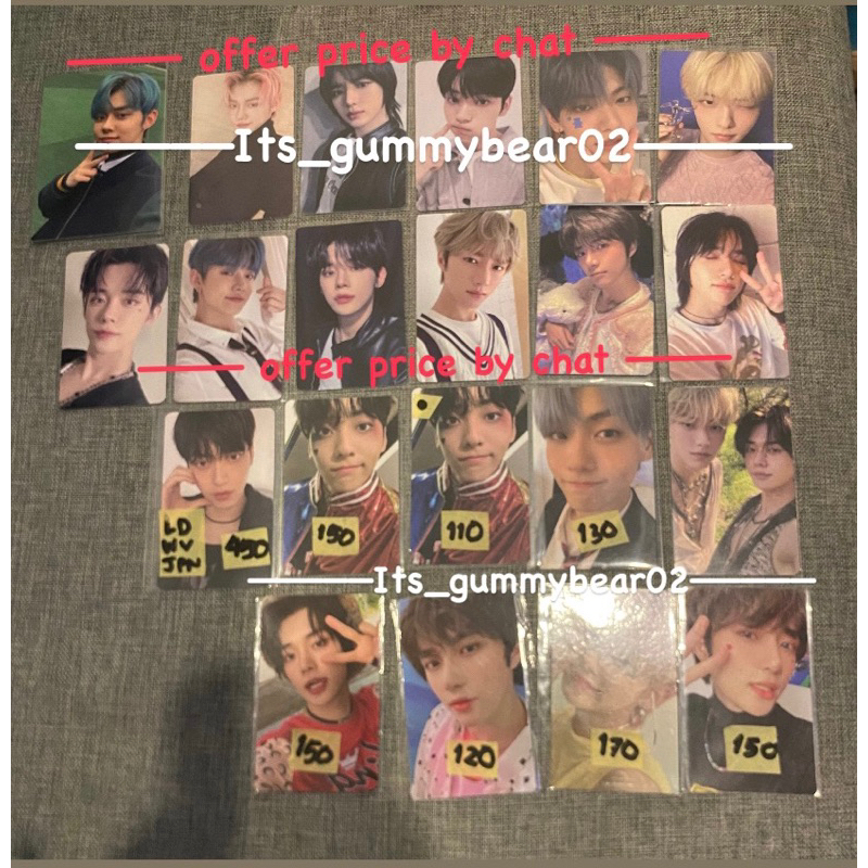 TOMORROW X TOGETHER PHOTOCARD OFFICIAL MURAH TXT yeonjun soobin R beomgyu taehyun hyuka SOOBIN R BEO