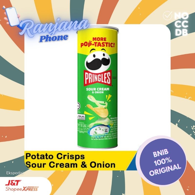 

Pringles Rasa Sour Cream & Onion 102 gr