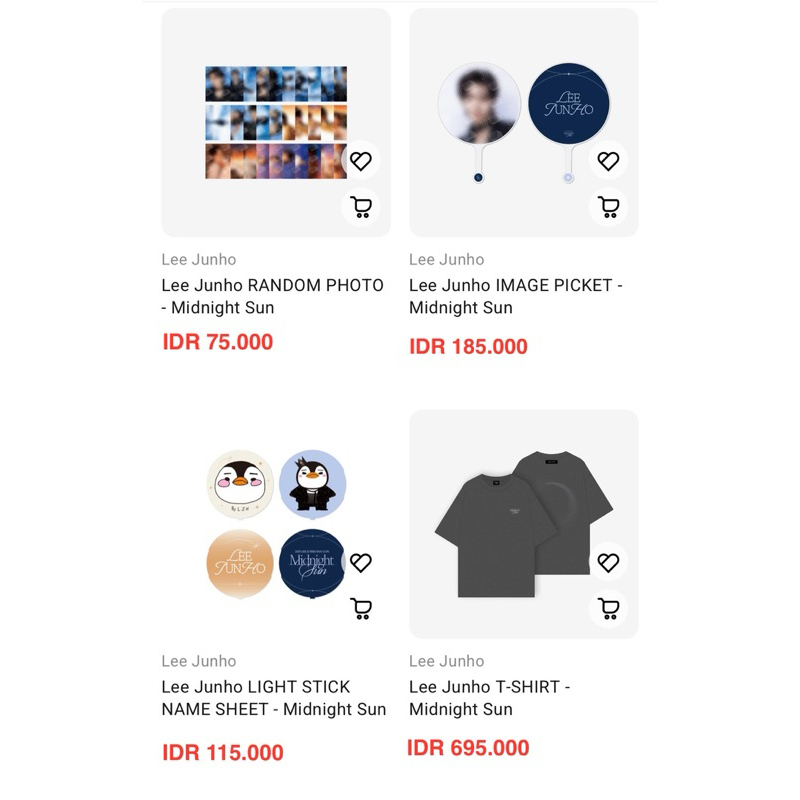 [DP] 2025 LEE JUNHO FAN-CON <Midnight Sun> in INCHEON Official Merch MD