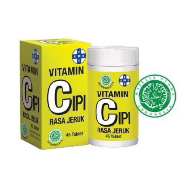 Ipi Vitamin C Botol @ 45 Tablet - Suplementasi Vitamin C
