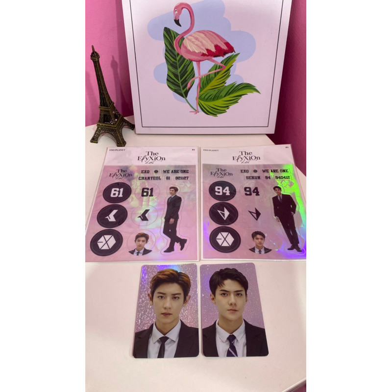 Elyxion dot Deco Sticker Kit - Sehun & Chanyeol (1 set lengkap)