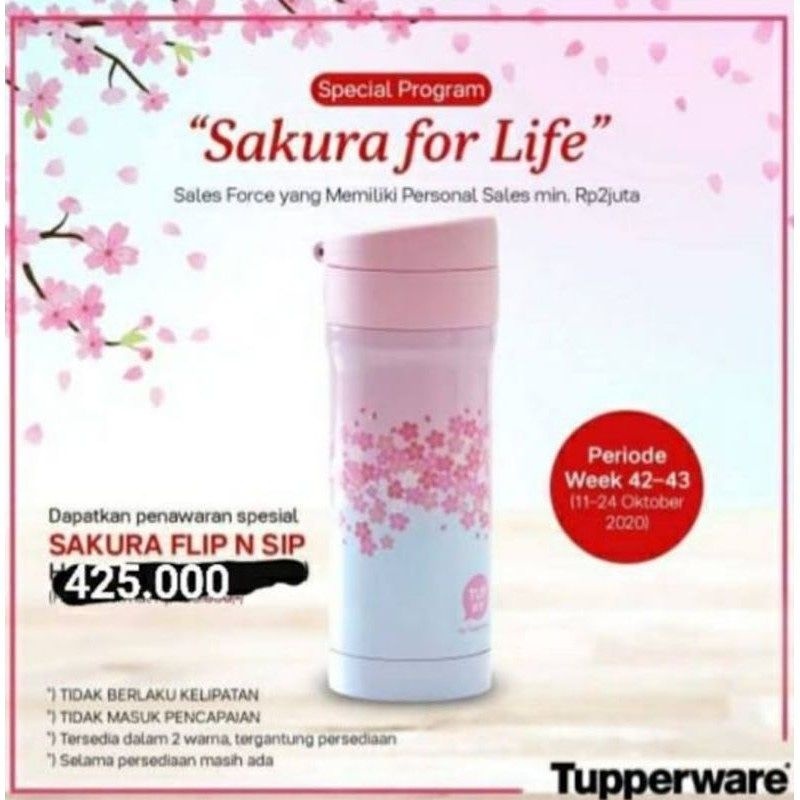 termos sakura 300 ml tupperware