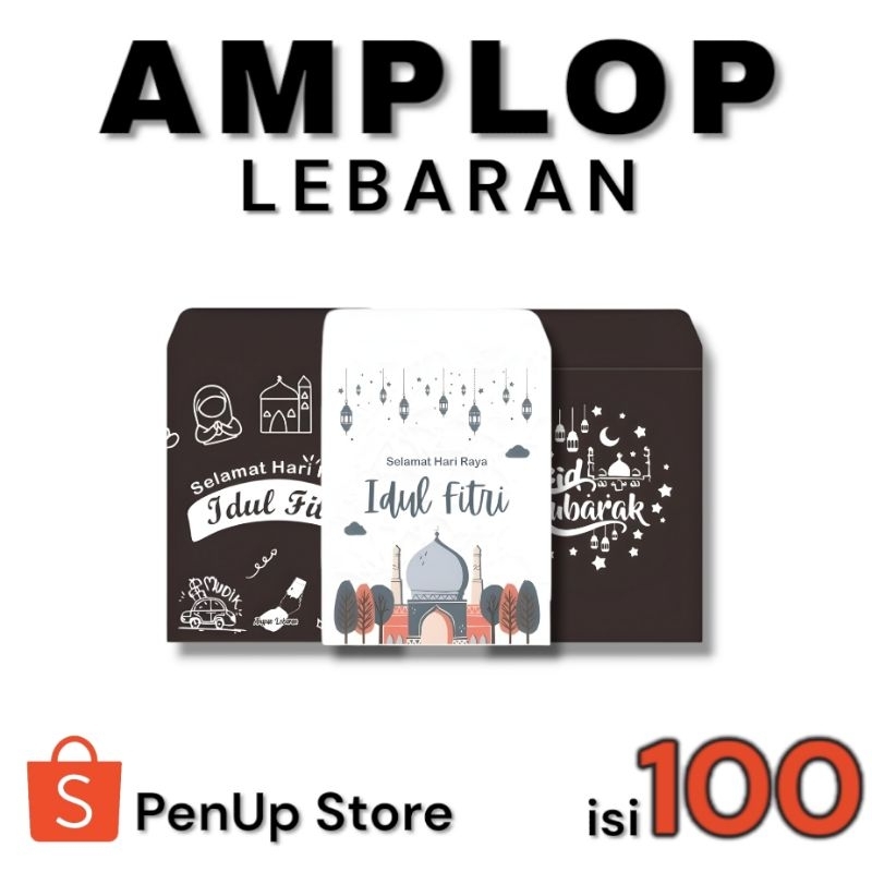 

isi 100 Amplop lebaran kecil Angpau thr Terbaru Amplop IdulFitri Angpau uang lucu