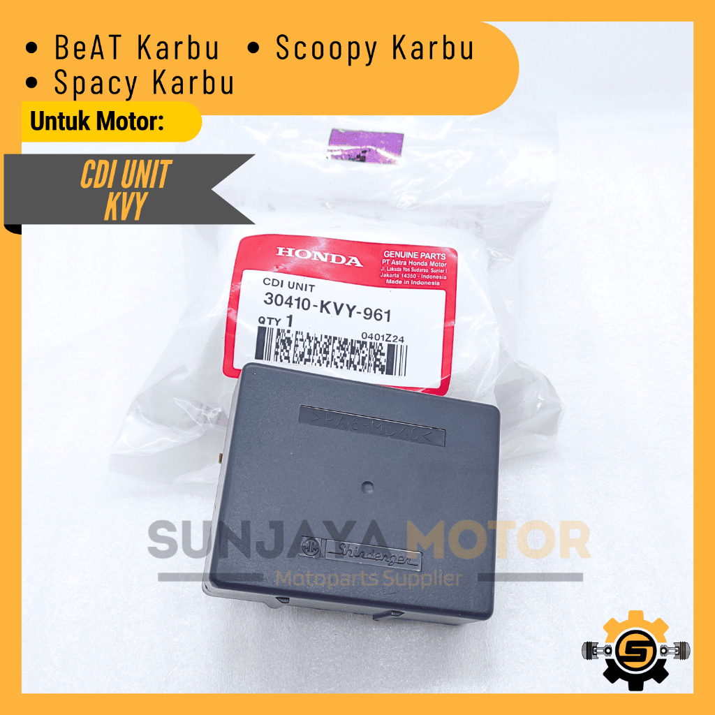 Capasitor Discharge Ignition Original Honda KVY CDI Unit Beat Karbu Scoopy Karbu Spacy Carbu Ori AHM