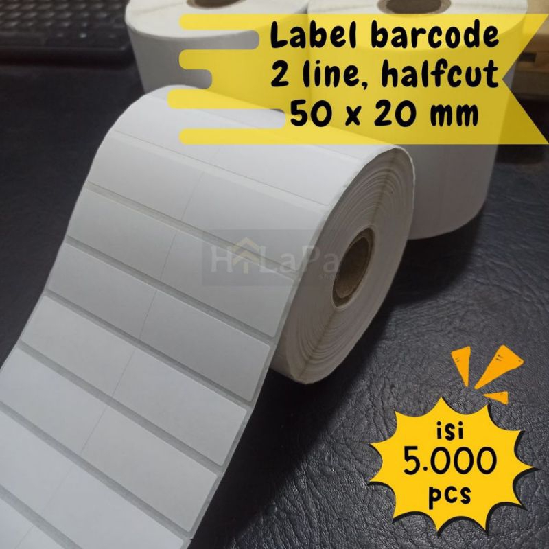 

Label Barcode Kabel Pcs 50 x 20 mm