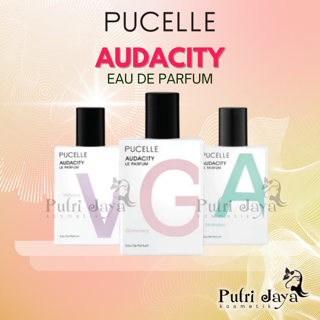 PUCELLE Eau de Parfum AUDACITY | Botol Putih 50ml mandom