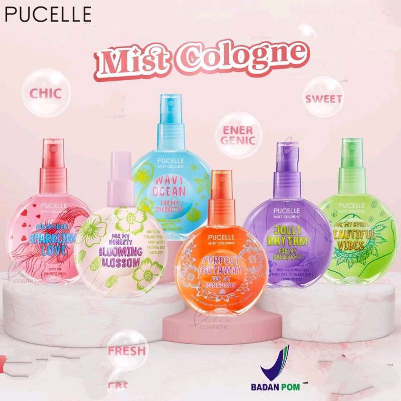PUCELLE Mist Cologne 150ml | Parfum Cewek Mandom