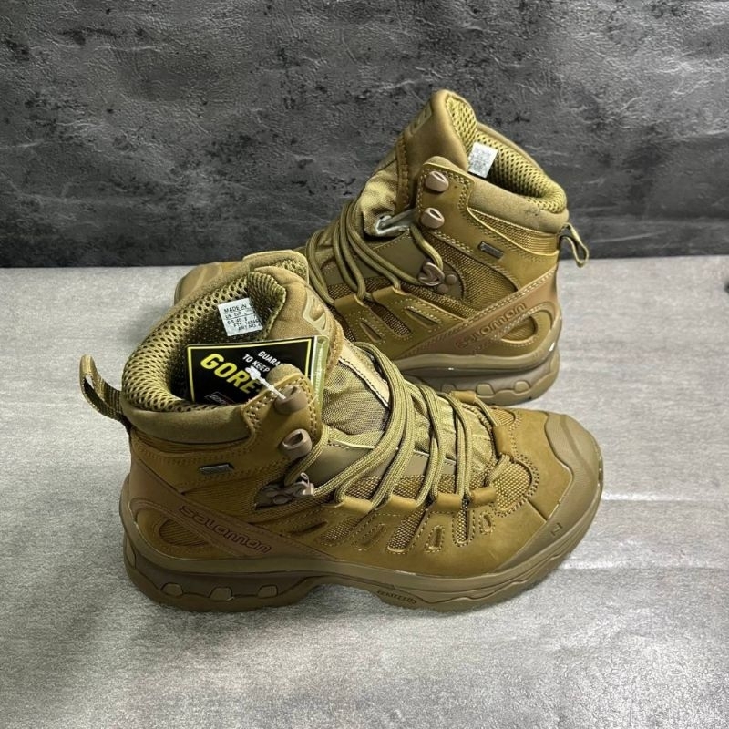 Sepatu Salomon Quest 4D GTX Forces Coyote Brown