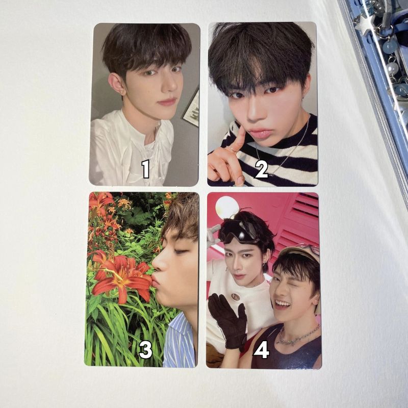 zerobaseone zb1 photocard pc official album hanbin jiwoong zhanghao matthew taerae ricky gyuvin gunw