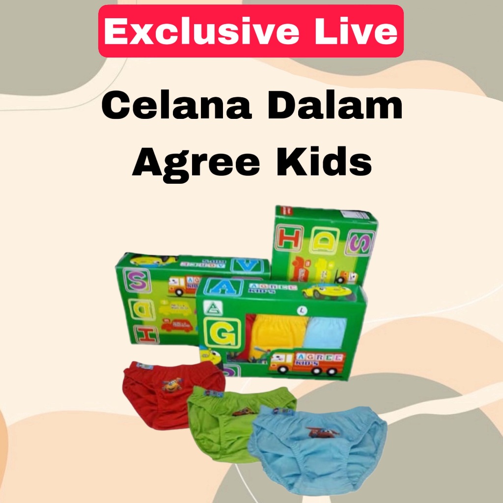 Celana Dalam Anak Laki-laki Agree Kids