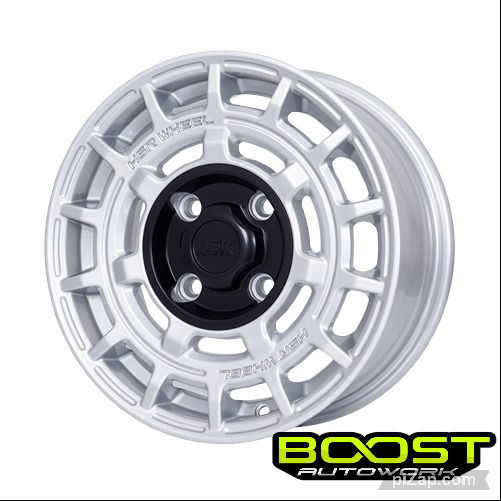 Velg Mobil Pcd 4x114,3 ring 14 MENTAWAI 1455 HSR R14X6 H4X114,3 ET36 GLOSSY SILVER