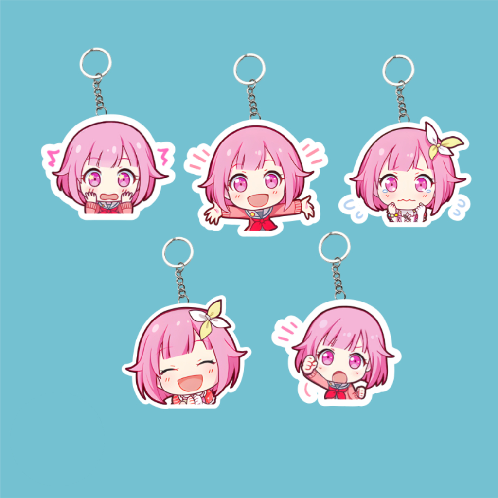 Ganci Otori Emu Project Sekai Akrilik UV DUA SISI | Gantungan Kunci Proseka Waifu Game | Ganci Akril