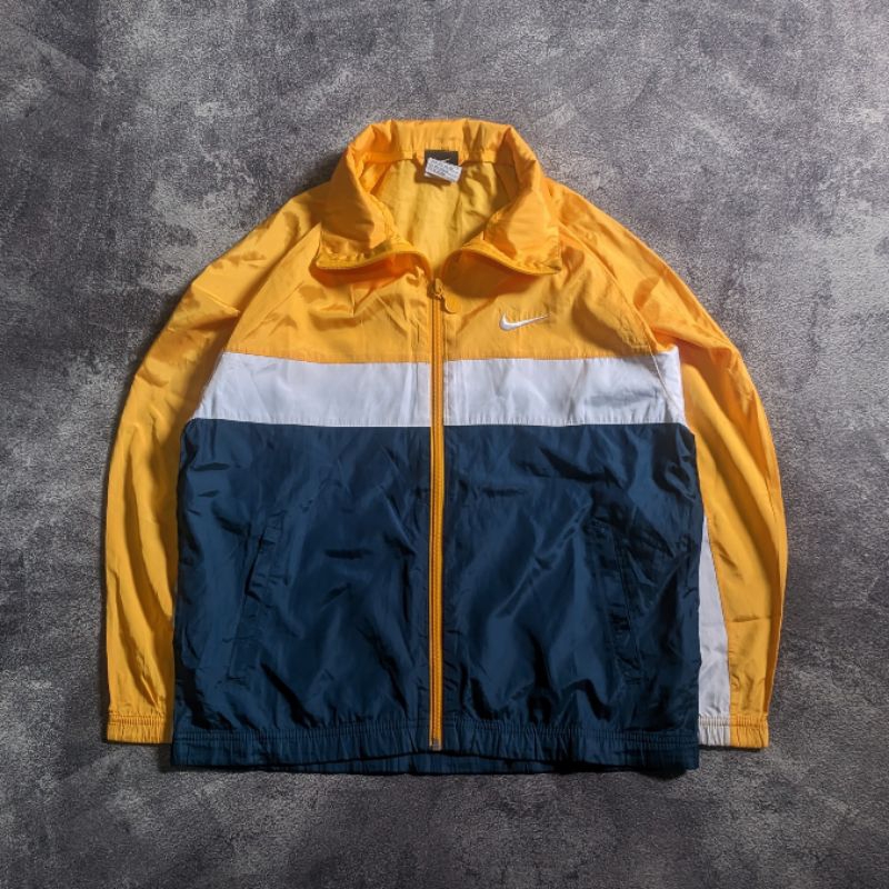 Windbreaker Jacket Nike Colorblock Gorpcore Second Thrift Original