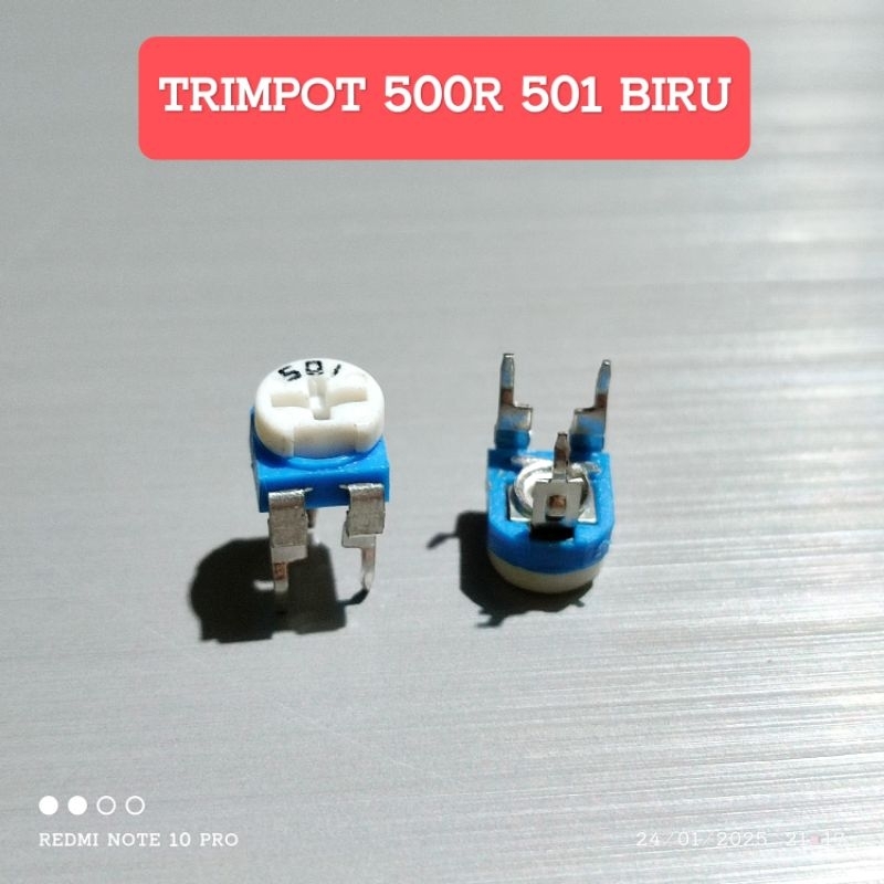 Trimpot 500r ohm 501 Trimpot, Trimmer Vertical Resistor (VR)