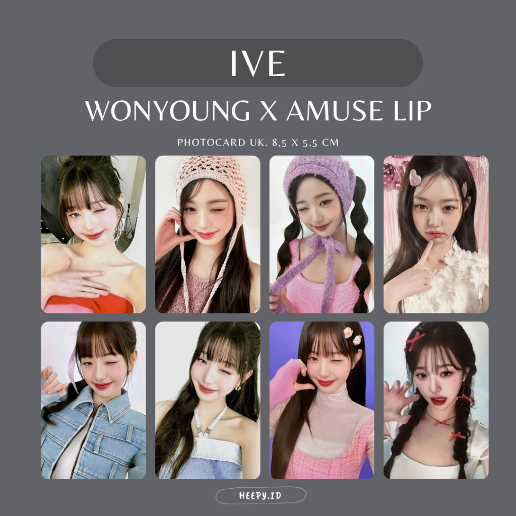[WONY] UNOFFICIAL PHOTOCARD WONYOUNG AMUSE LIP