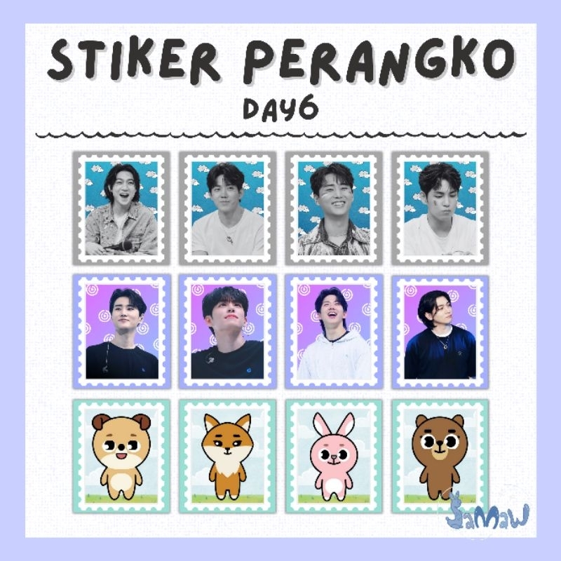 

Stiker Perangko Day6 | Stiker Perangko | Sticker Journaling | Stiker Kpop | Stiker Freebies | Myday