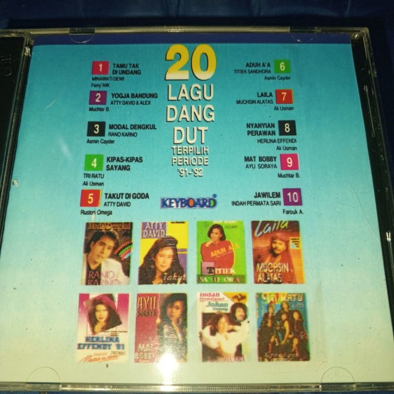 CD 20 LAGU DANGDUT TERPILIH OERIODE 91 92