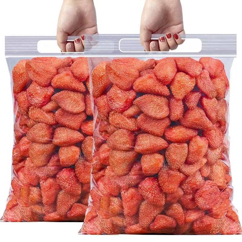 

TOSENG HONGKONG - Buah Strawberry Kering 3A Ukuran Super Tanpa Biji & Tanpa Gula 2,5 KG/BAG