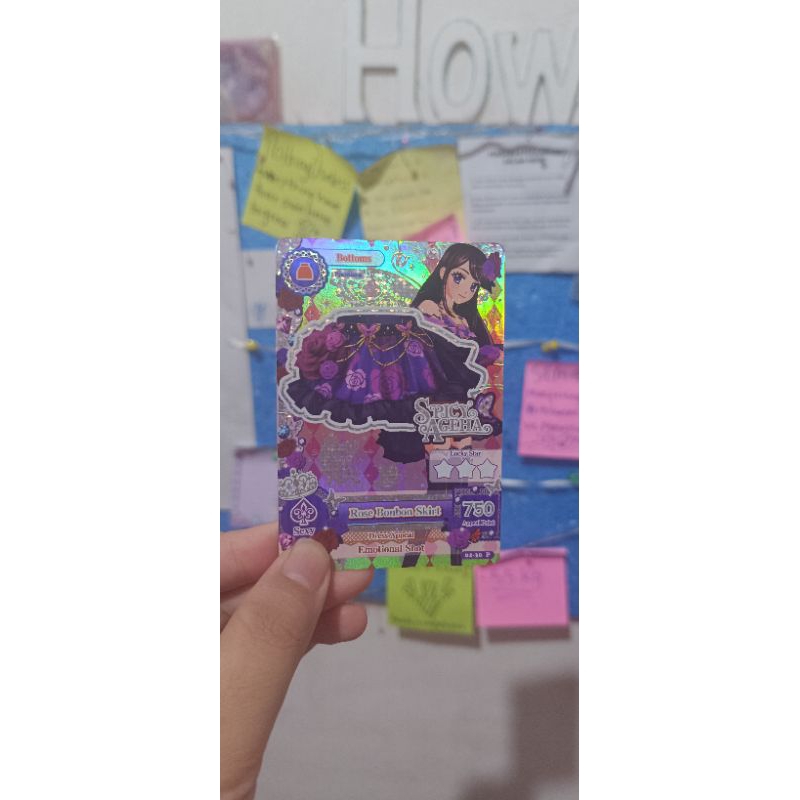 Kartu Aikatsu Premium Rose bonbon skirt (BADCOND : LIPATAN)