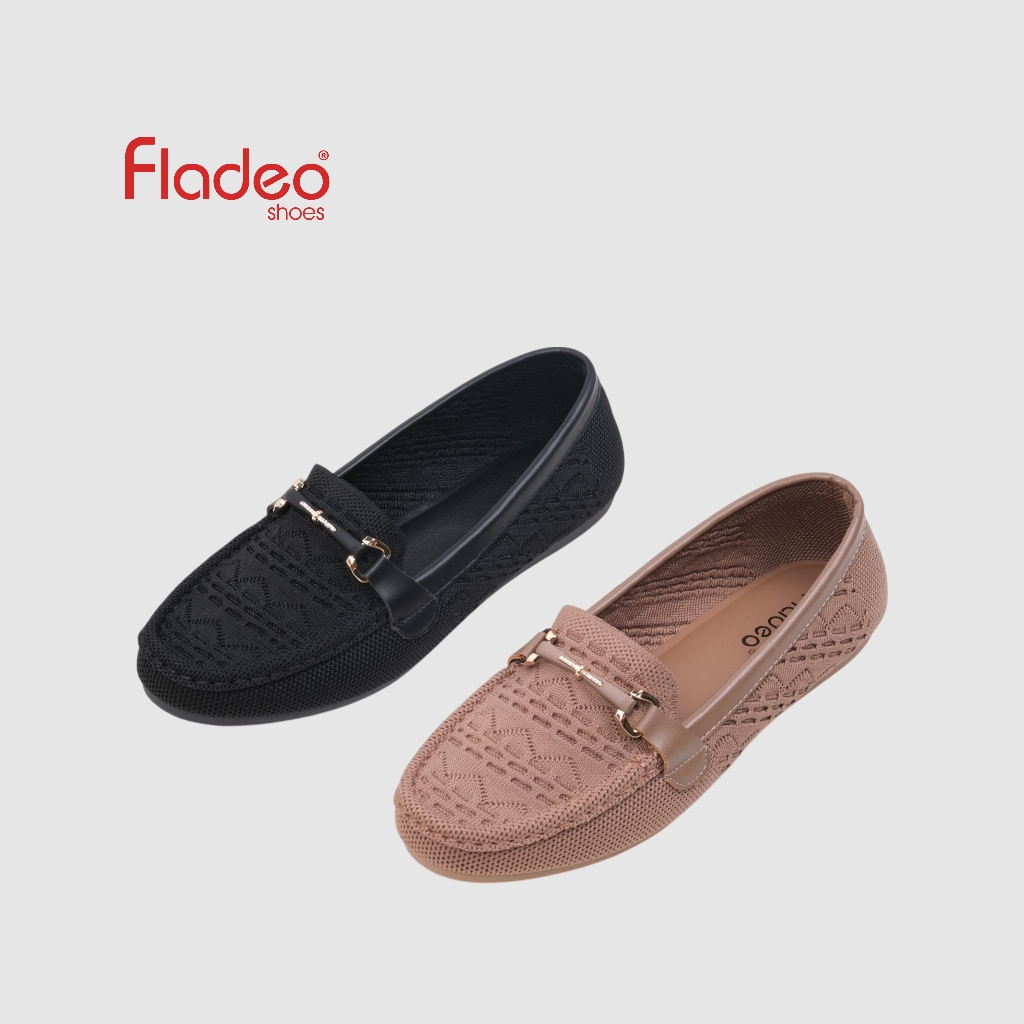 Fladeo A25/LSM340-1BG/Sepatu Moccasin Slip On Wanita [ Moccasin Shoes ]