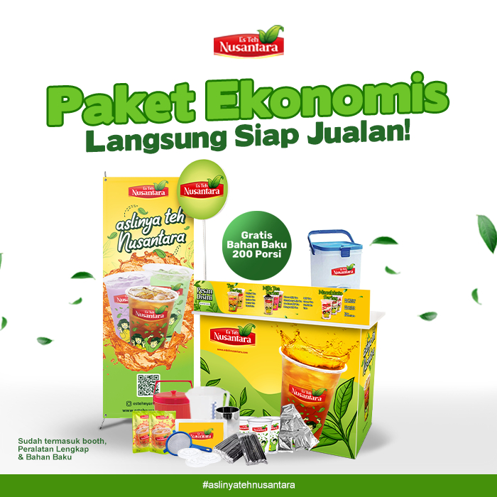 

PAKET EKONOMIS 200 PORSI - ES TEH NUSANTARA / PAKET USAHA ES TEH NUSANTARA