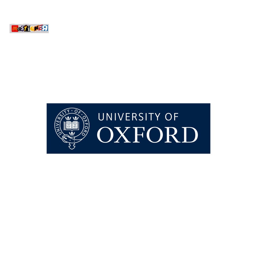 

sticker university of oxford logo stiker campus college